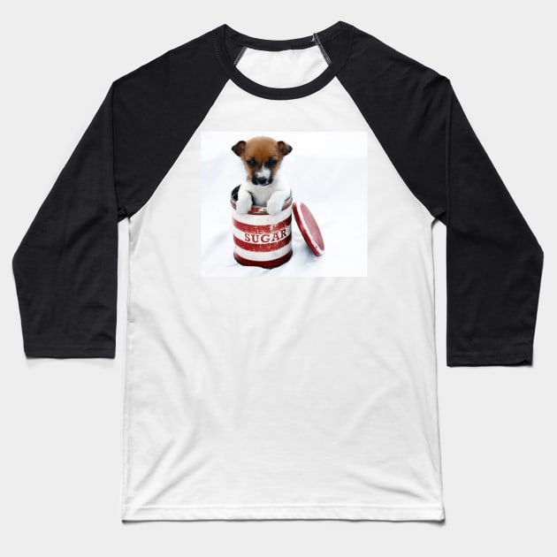 Sugar Belle Baseball T-Shirt by micklyn